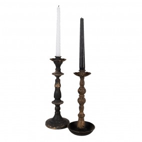 26Y5455 Candelabro 25 cm Nero Ferro Candeliere