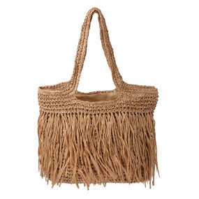 2JZBG0298 Sac de plage 42x42 cm Marron Synthétique