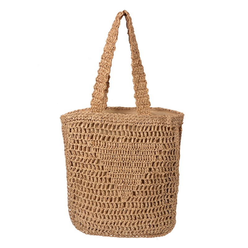 JZBG0299 Sac de plage 36x6x40 cm Marron Synthétique