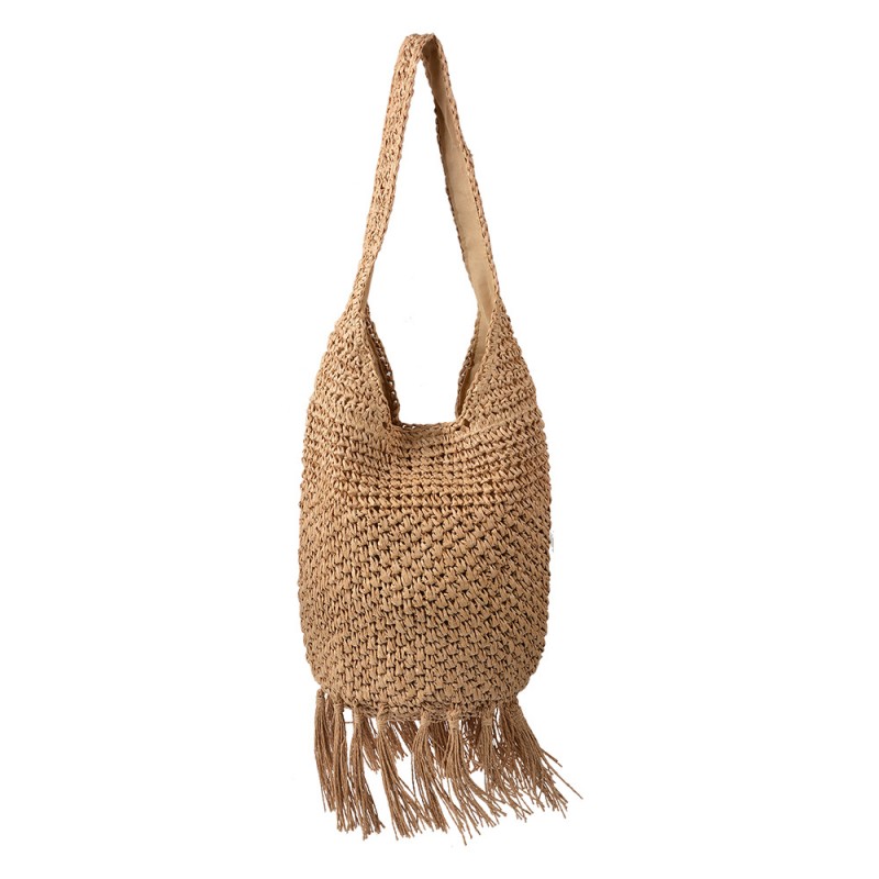 JZBG0301 Sac de plage 35x35 cm Marron Synthétique