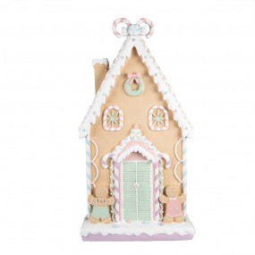 25PR0137 Gingerbread house 50x15x93 cm Brown Ceramic material Gingerbread house