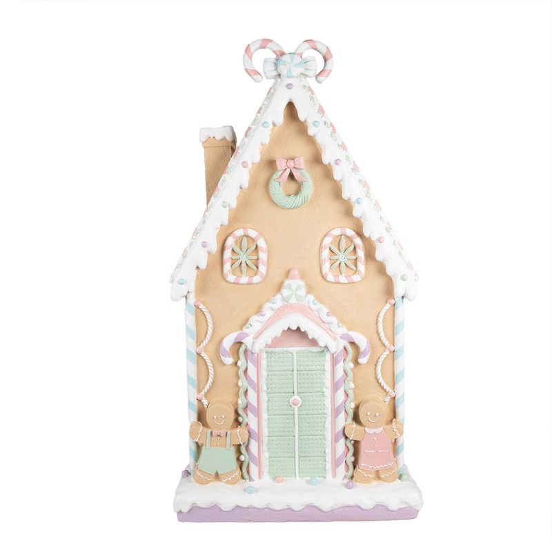 5PR0137 Gingerbread house 50x15x93 cm Brown Ceramic material Gingerbread house