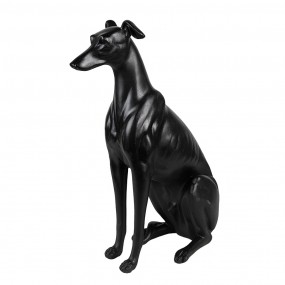 26PR5069 Decorative Dog Figurine 20x10x30 cm Black Plastic