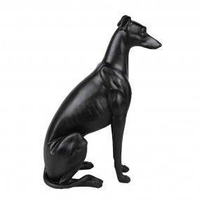 26PR5069 Decorative Dog Figurine 20x10x30 cm Black Plastic