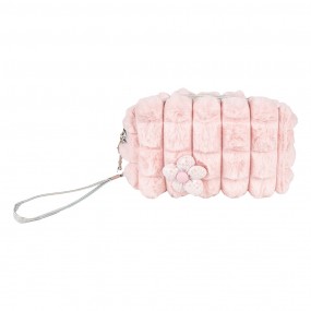 2JZTB0067 Trousse de toilette pour femmes 18x7x10 cm Rose Synthétique Fleur Trousse de maquillage