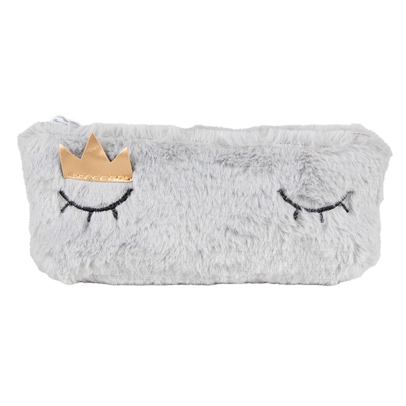 JZWA0205 Wallet 21x10 cm Grey Synthetic Eyes Makeup Bag