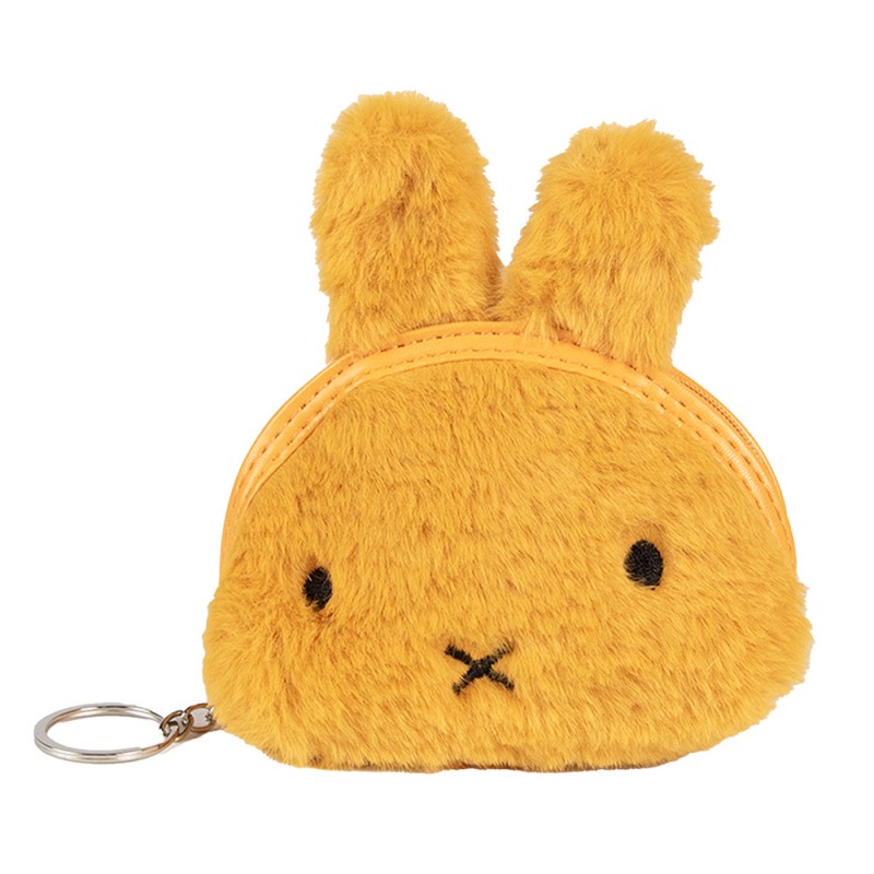 JZWA0212 Wallet 12x9 cm Yellow Synthetic Rabbit Makeup Bag