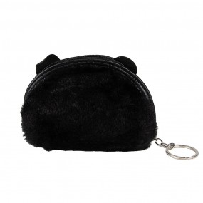 2JZWA0213 Wallet 12x9 cm Black Synthetic Cat Makeup Bag