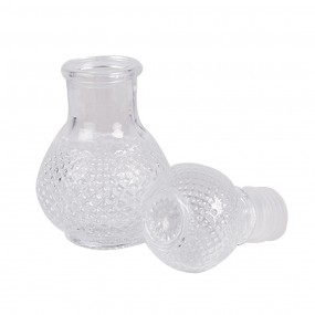 26GL4891 Decoratie Fles 50 ml Transparant Glas