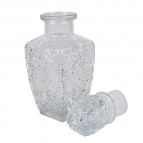 26GL4894 Decoratie Fles 125 ml Transparant Glas