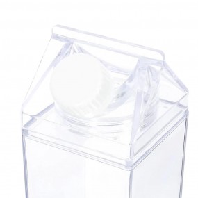 265700 Water bottle 500 ml Transparent Plastic Leaves