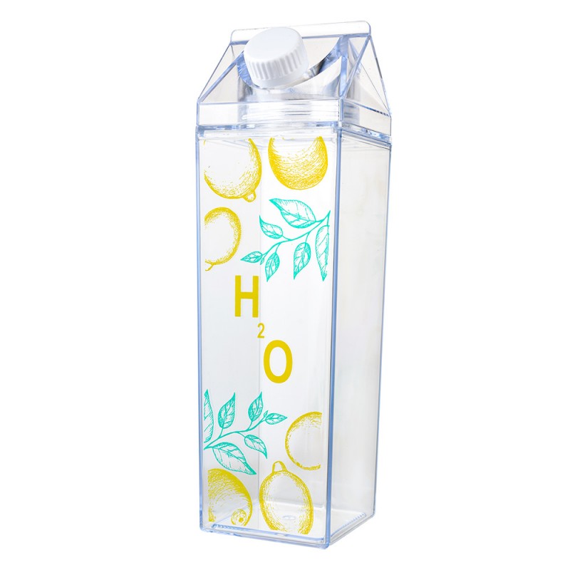 65705 Bouteille d'eau 750 ml Transparent Plastique Citrons