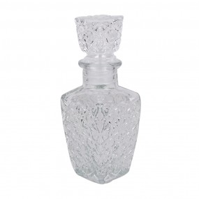 26GL4895 Decoratie Fles 250 ml Transparant Glas