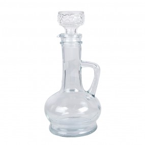 26GL4897 Bouteille décorative 225 ml Transparent Verre