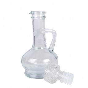 26GL4897 Decoratie Fles 225 ml Transparant Glas