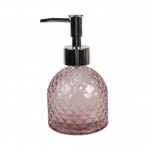 26GL4899P Soap Dispenser 225 ml Pink Glass Soap Pump