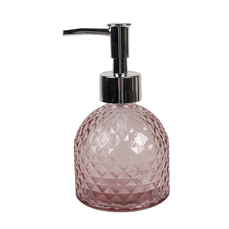 6GL4899P Soap Dispenser 225 ml Pink Glass Soap Pump