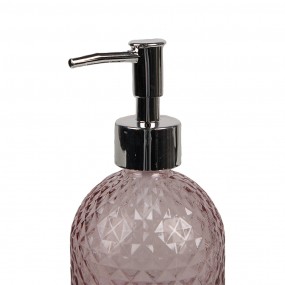 26GL4899P Soap Dispenser 225 ml Pink Glass Soap Pump