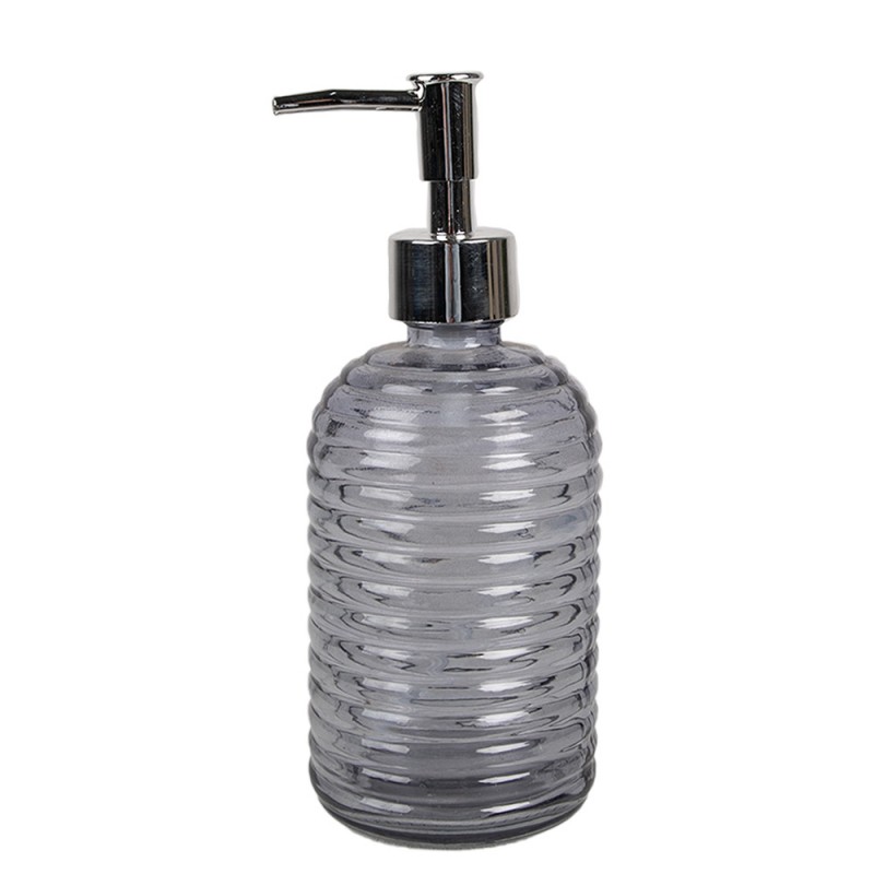 6GL4901 Zeepdispenser 400 ml Zwart Glas Zeeppompje