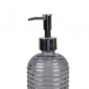 26GL4901 Zeepdispenser 400 ml Zwart Glas Zeeppompje