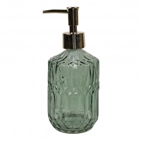 26GL4902 Soap Dispenser 400 ml Green Glass Soap Pump