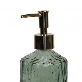 26GL4902 Soap Dispenser 400 ml Green Glass Soap Pump