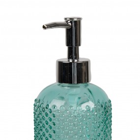 26GL4903 Soap Dispenser 400 ml Green Glass Soap Pump