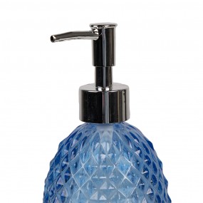 26GL4904 Zeepdispenser 350 ml Blauw Glas Zeeppompje