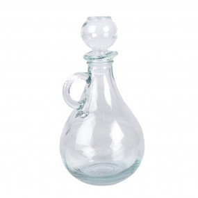 26GL4905 Decoratie Fles 325 ml Transparant Glas