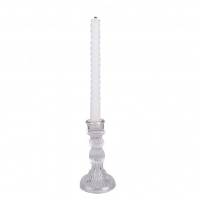 26GL4909 Candelabro Ø 8x15 cm Trasparente Vetro