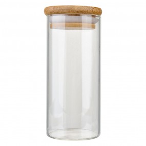 26GL4910M Pot de stockage Ø 5x13 cm Transparent Verre