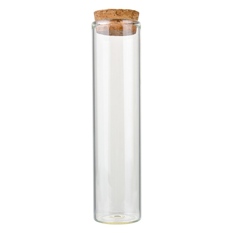 6GL4911S Storage Jar Ø 3x12 cm Transparent Glass