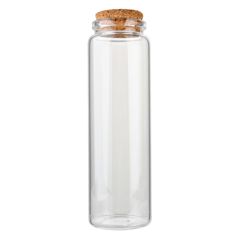 6GL4912L Storage Jar Ø 4x15 cm Transparent Glass