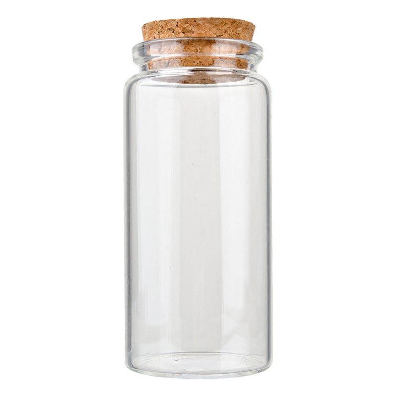 6GL4912S Storage Jar Ø 4x10 cm Transparent Glass