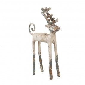 26Y5660 Decorative Figurine Deer 16x5x25 cm Beige Metal