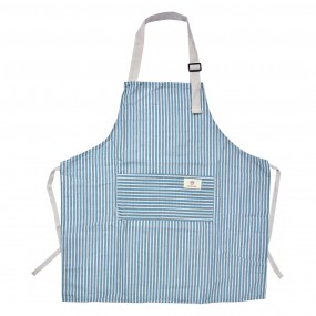 2KT041.036BL Grembiule da cucina 65x70 cm Blu Poliestere Strisce