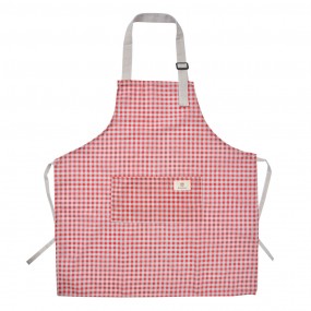 2KT041.037P Grembiule da cucina 65x70 cm Rosso Poliestere Rombi