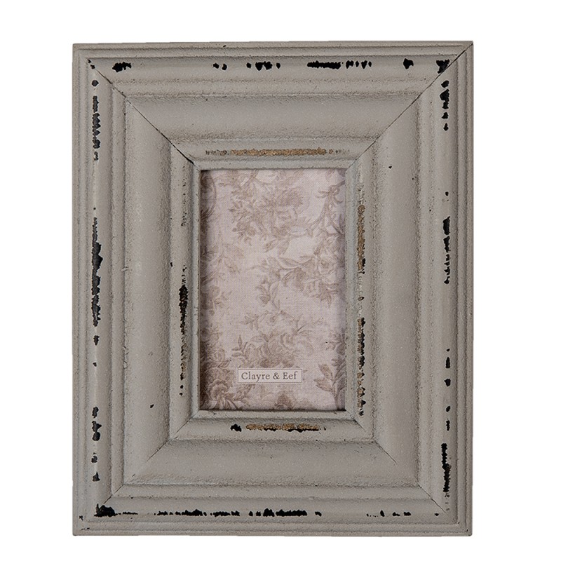 2F0874 Photo Frame  5x7 cm Grey MDF Picture Frame