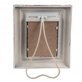 22F1100 Bilderrahmen 10x15 cm Beige Eisen Glas Fotorahmen