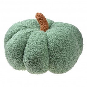 2KG033.008LGR Coussin décoratif Citrouille Ø 28x18 cm Vert Tissu