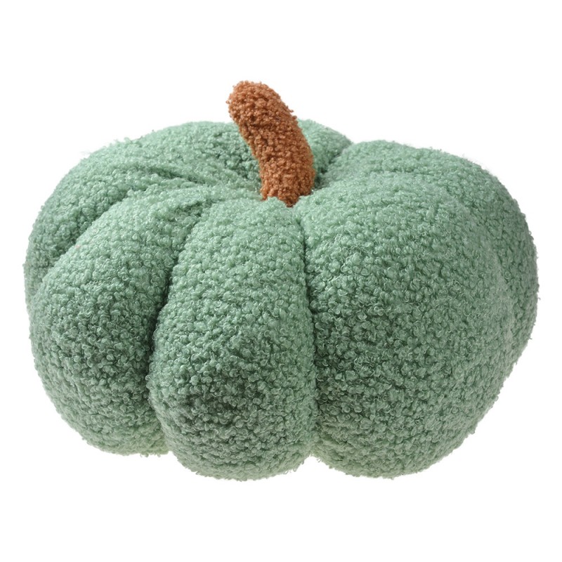 KG033.008LGR Coussin décoratif Citrouille Ø 28x18 cm Vert Tissu