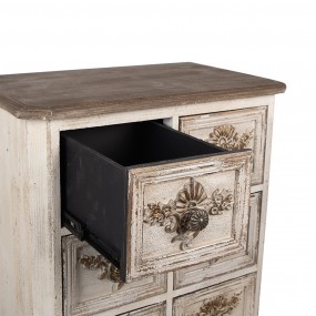 25H0701 Buffet 60x37x100 cm Beige Bois Commode