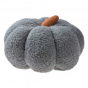 2KG033.008G Cuscino decorativo Zucca Ø 28x18 cm Grigio Tessuto