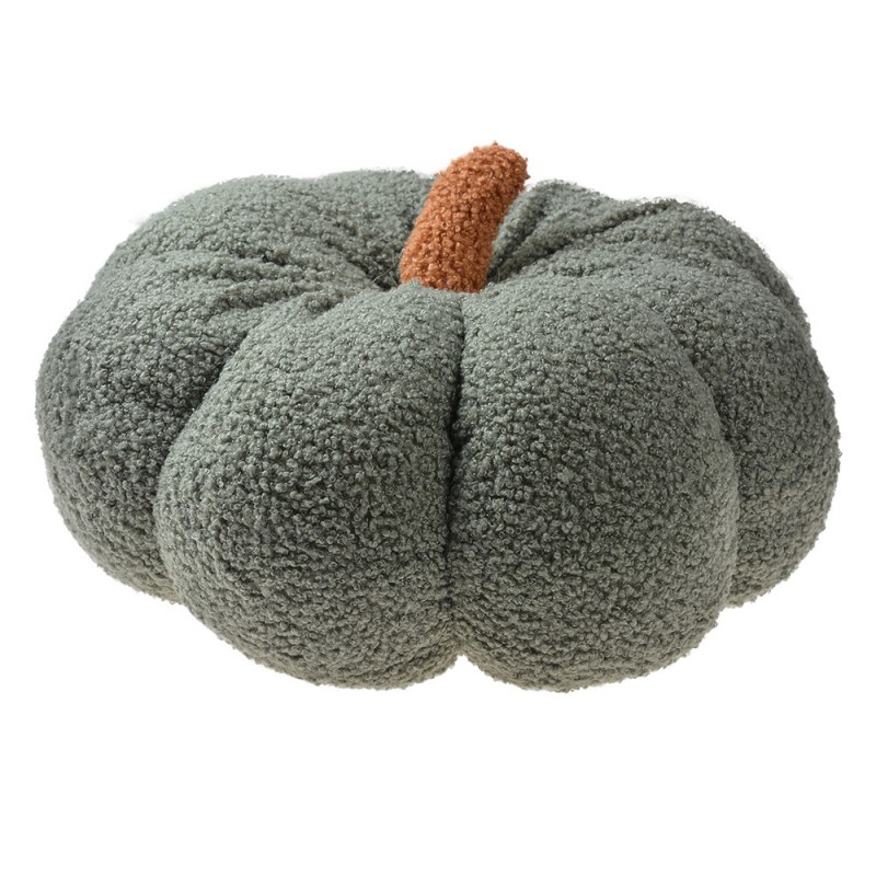 KG033.008GR Cuscino decorativo Zucca Ø 28x18 cm Verde Tessuto