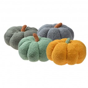 2KG033.008GR Cuscino decorativo Zucca Ø 28x18 cm Verde Tessuto