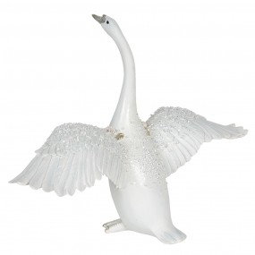 26PR2892 Figurine Swan 40x16x27 cm White Polyresin Home Accessories