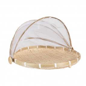 265718 Food Cover Ø 48/ Ø 41/ Ø 35 cm Beige Bamboo