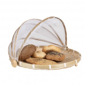 265718 Foodcover Ø 48/ Ø 41/ Ø 35 cm Beige Bamboe