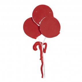 265854 Décoration de Noël Sucette 30 cm Rouge Plastique