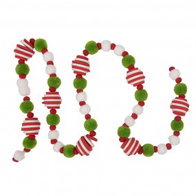 265863 Christmas garland 150 cm Red Green Plastic